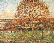 Camille Pissarro Under the sun large walnut oil on canvas